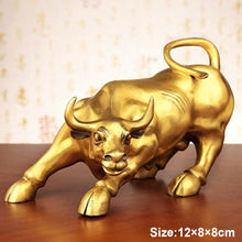 Lade das Bild in den Galerie-Viewer, BrassBull™ - Super ernste Stier-Statue
