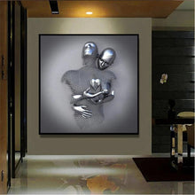 Lade das Bild in den Galerie-Viewer, Artizone™ Silber Leinwandgemälde
